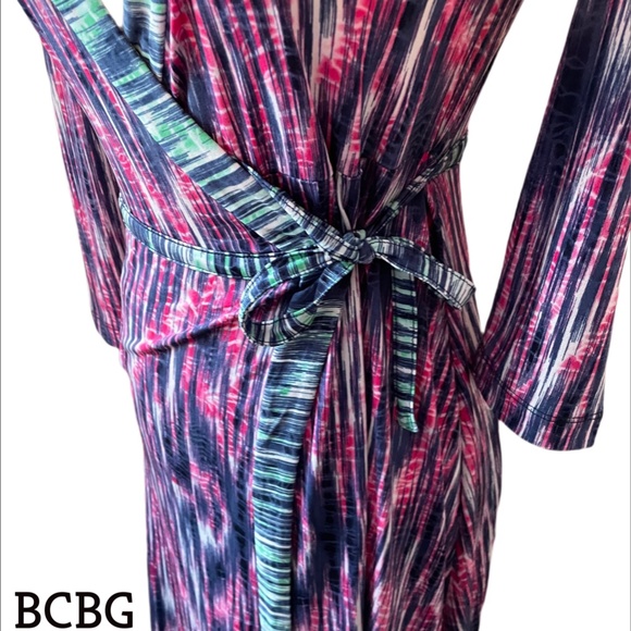BCBG-Wrap Dress - Picture 2 of 5